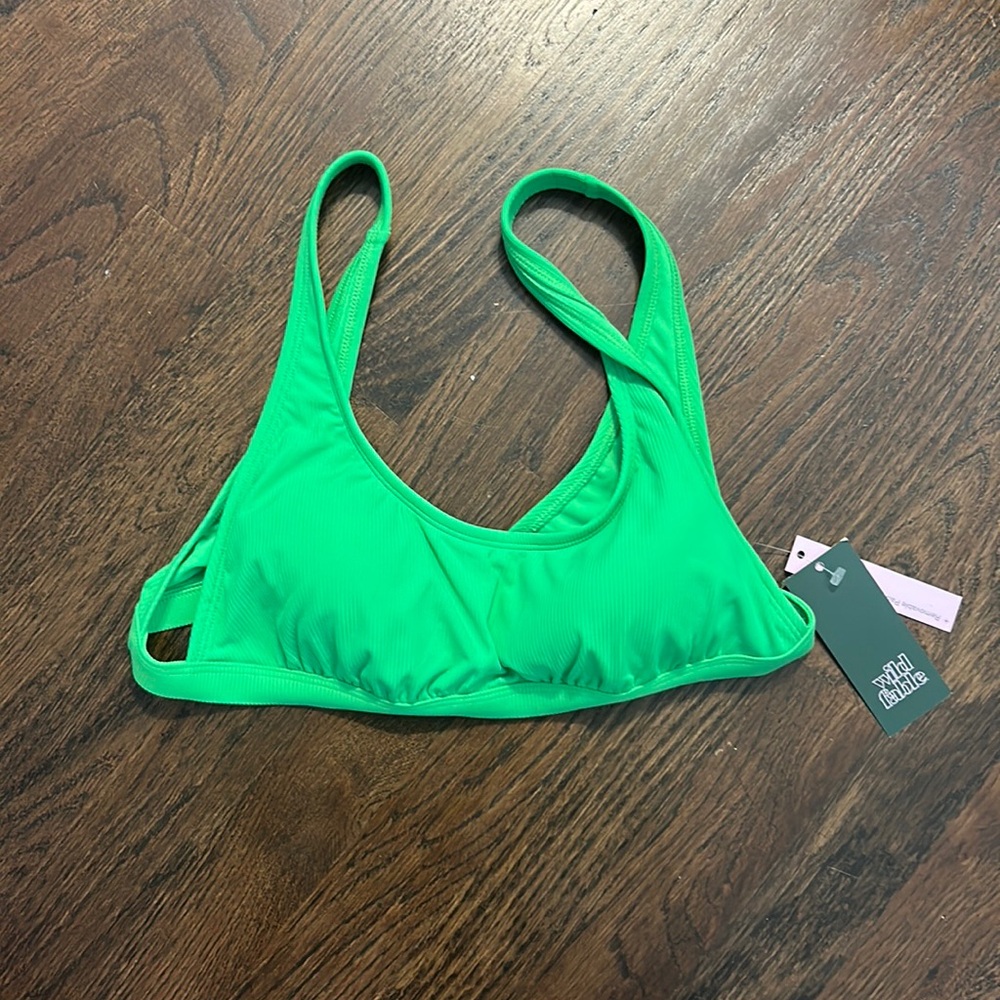 Green wild fable bathing suit